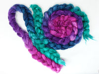 Mongolian Wool, Hand Dyed  Gradient 100g