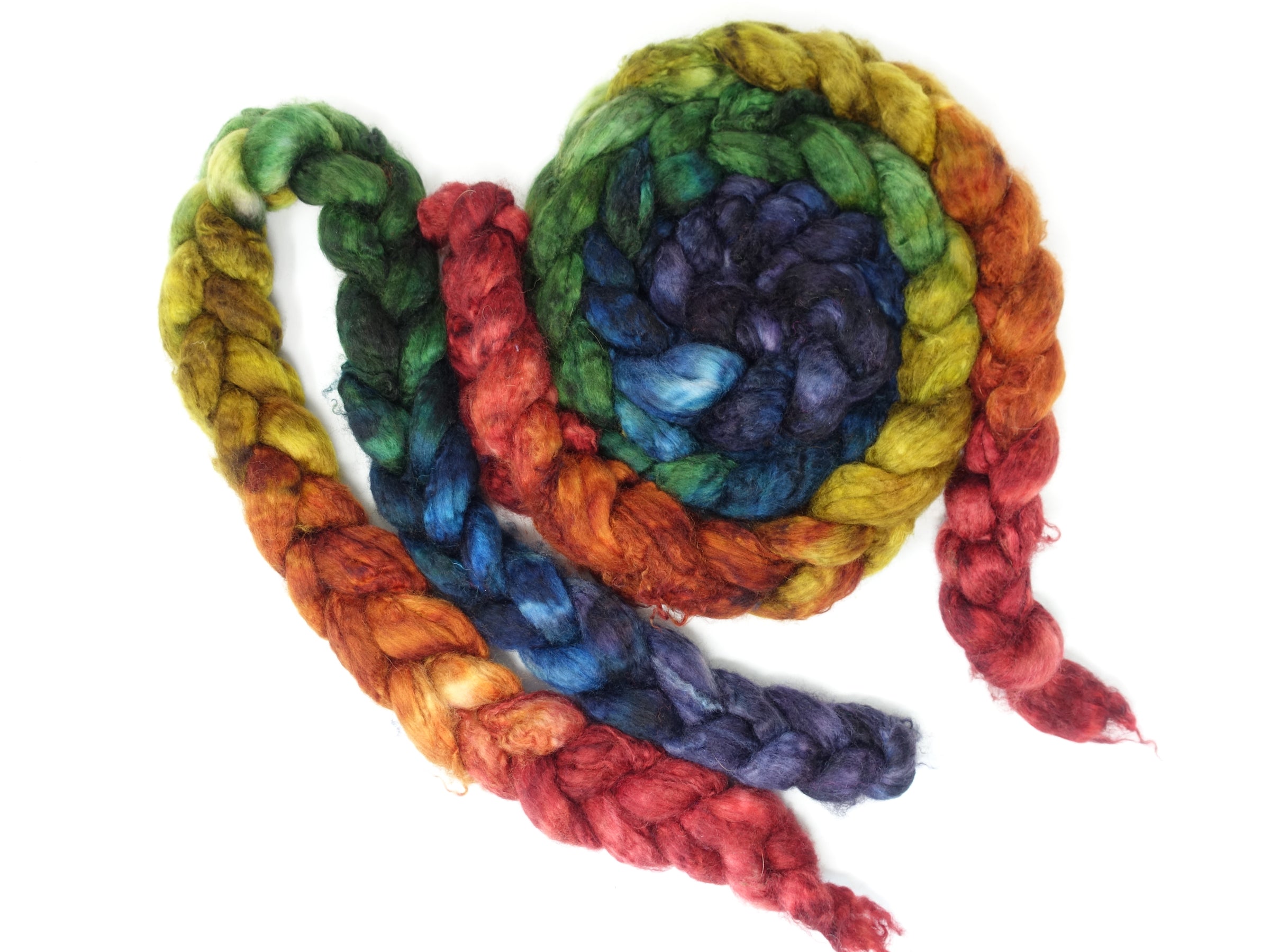 Mongolian Wool, Hand Dyed  Gradient 100g