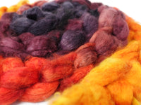 Mongolian Wool, Hand Dyed  Gradient 100g