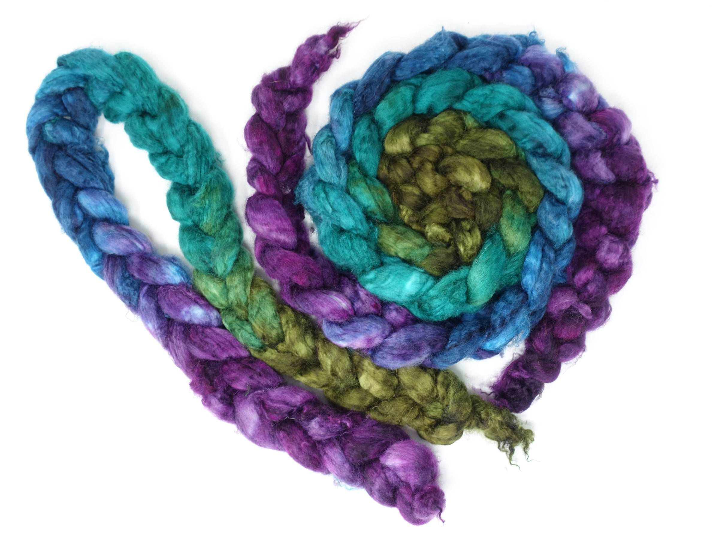 Mongolian Wool, Hand Dyed  Gradient 100g