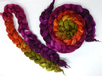 Mongolian Wool, Hand Dyed  Gradient 100g