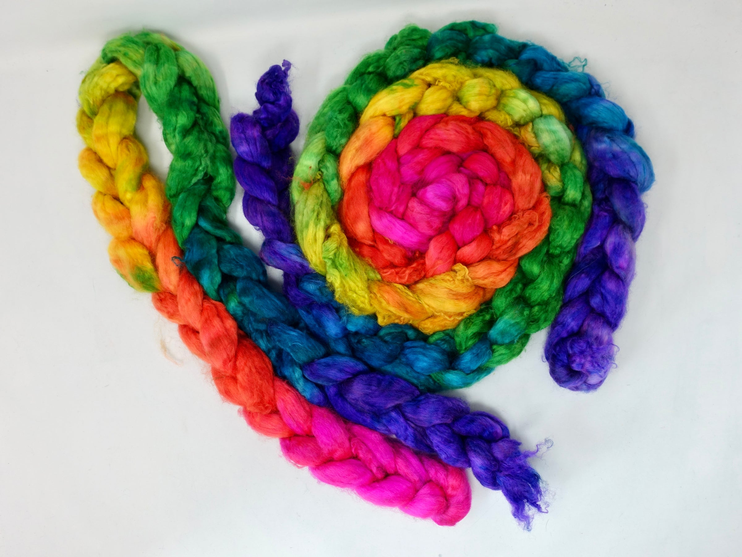 Mongolian Wool, Hand Dyed  Gradient 100g