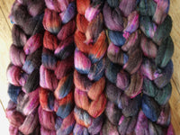 Fade Pack- Textured Blend, BFL, Manx Loaghtan, Sari Silk. 5 co-ordinating braids, Hand Dyed Wool, 500g