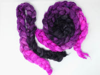 Mongolian Wool, Hand Dyed Gradient 100g