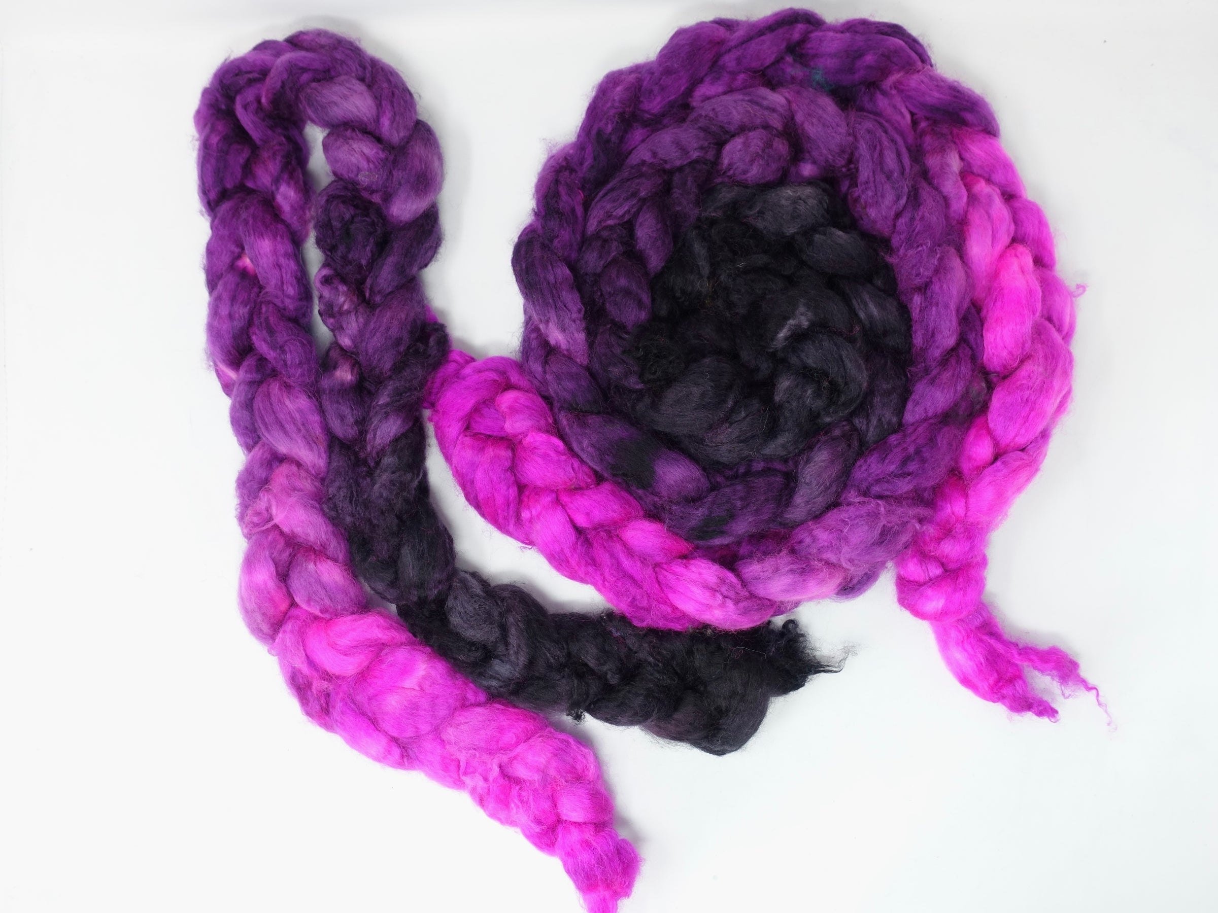 Mongolian Wool, Hand Dyed Gradient 100g