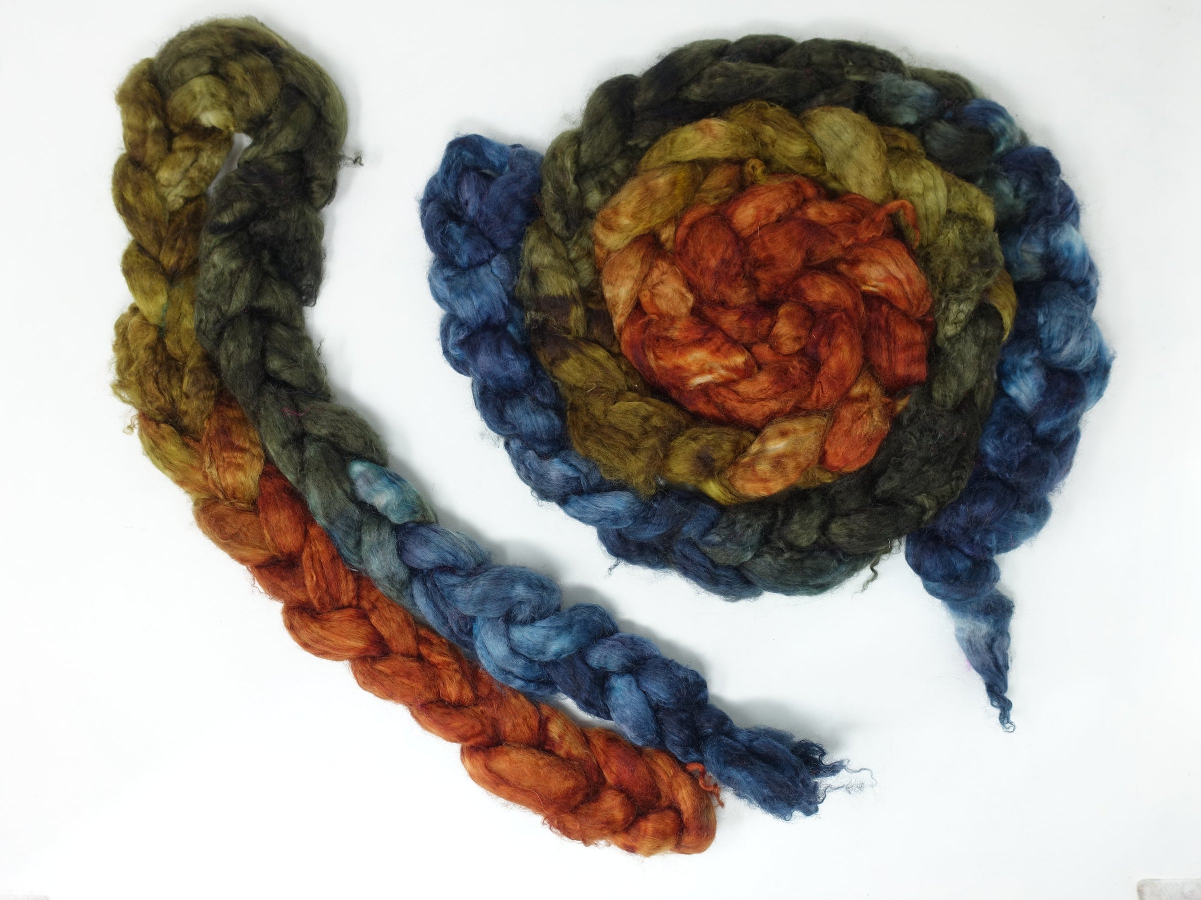 Mongolian Wool, Hand Dyed Gradient 100g