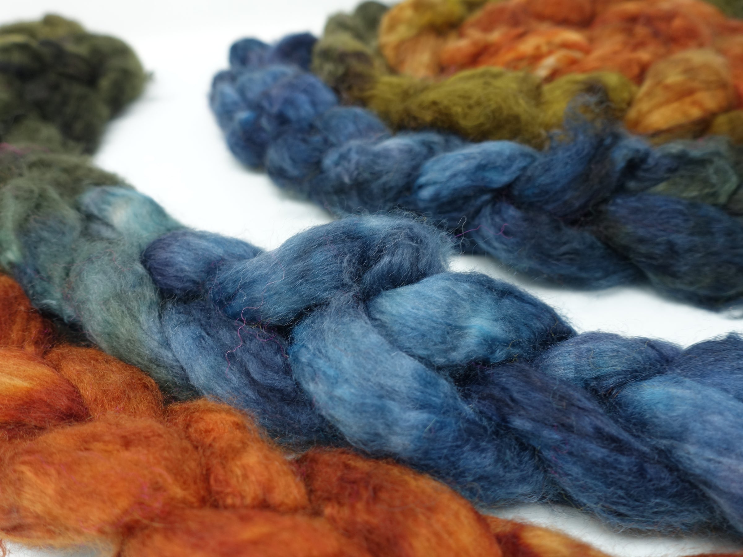 Mongolian Wool, Hand Dyed Gradient 100g