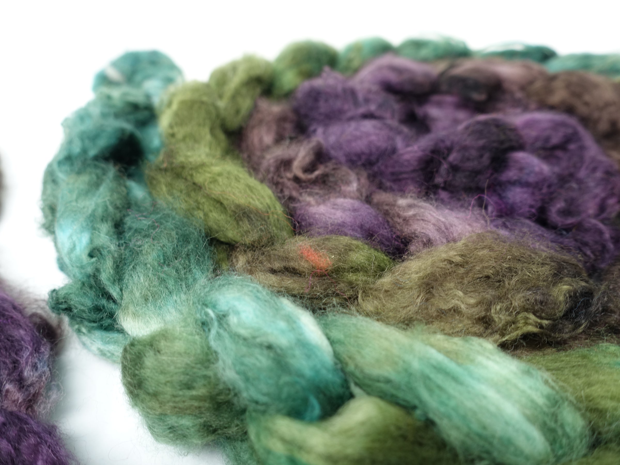 Mongolian Wool, Hand Dyed Gradient 100g
