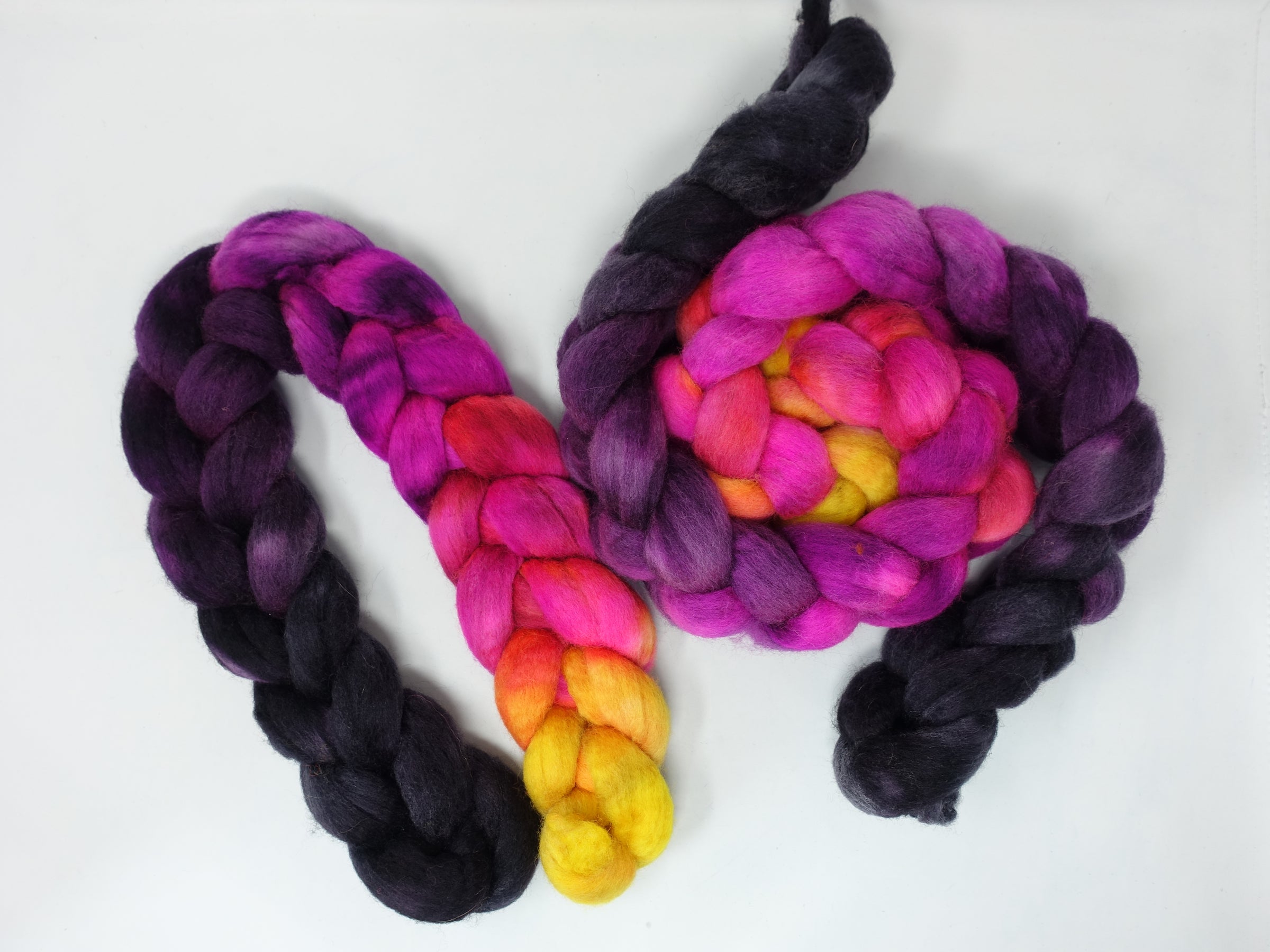 Cambrian Wool, Hand Dyed Gradient. Welsh x BFL Wool, 100g