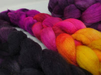Cambrian Wool, Hand Dyed Gradient. Welsh x BFL Wool, 100g