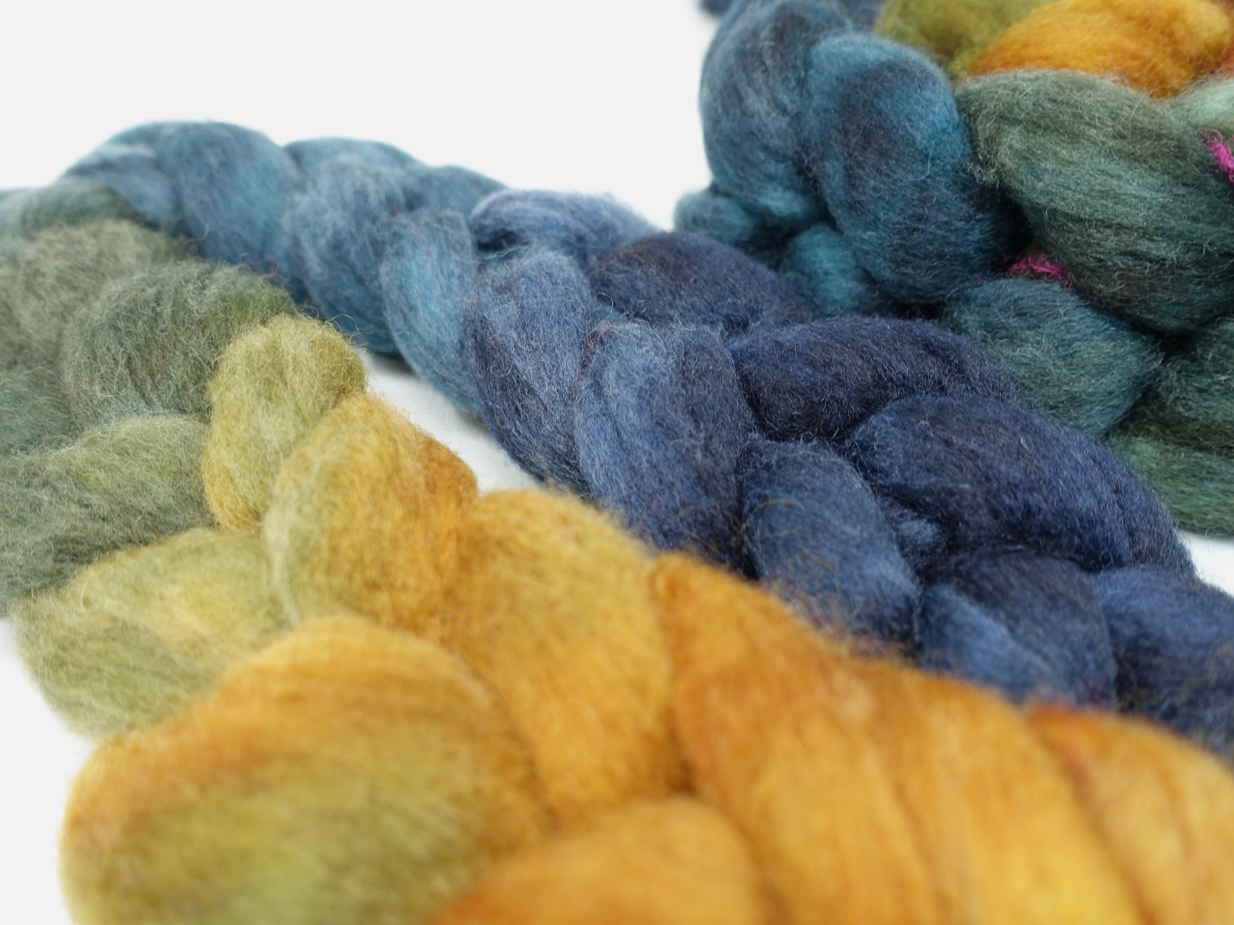 Cambrian Wool, Hand Dyed Gradient. Welsh x BFL Wool, 100g