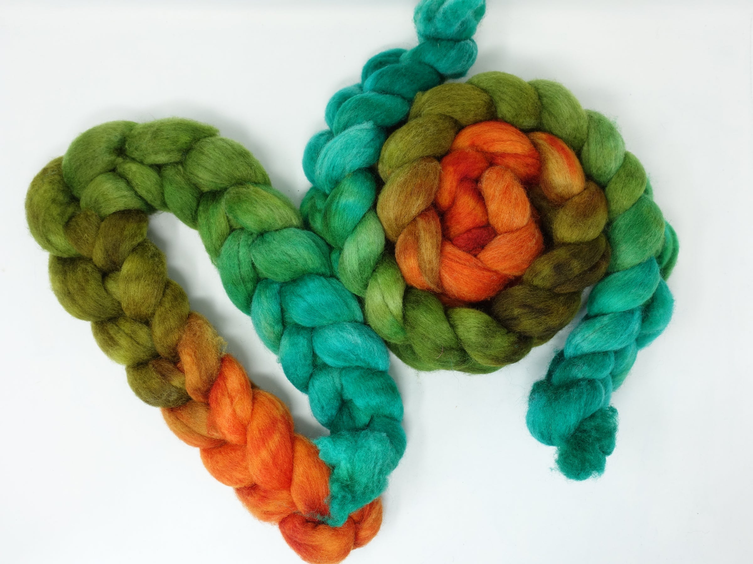 Cambrian Wool, Hand Dyed Gradient. Welsh x BFL Wool, 100g