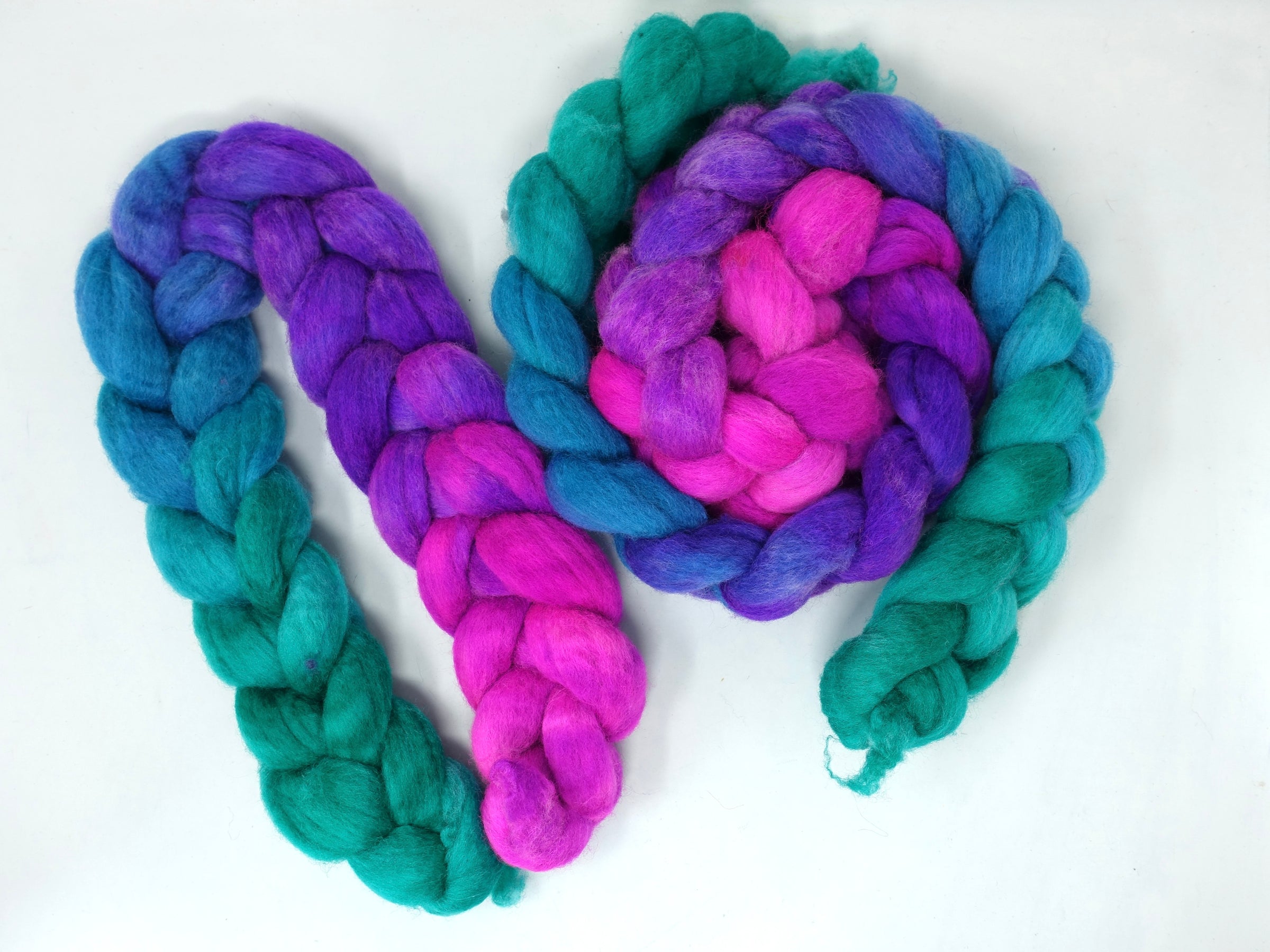 Cambrian Wool, Hand Dyed Gradient. Welsh x BFL Wool, 100g