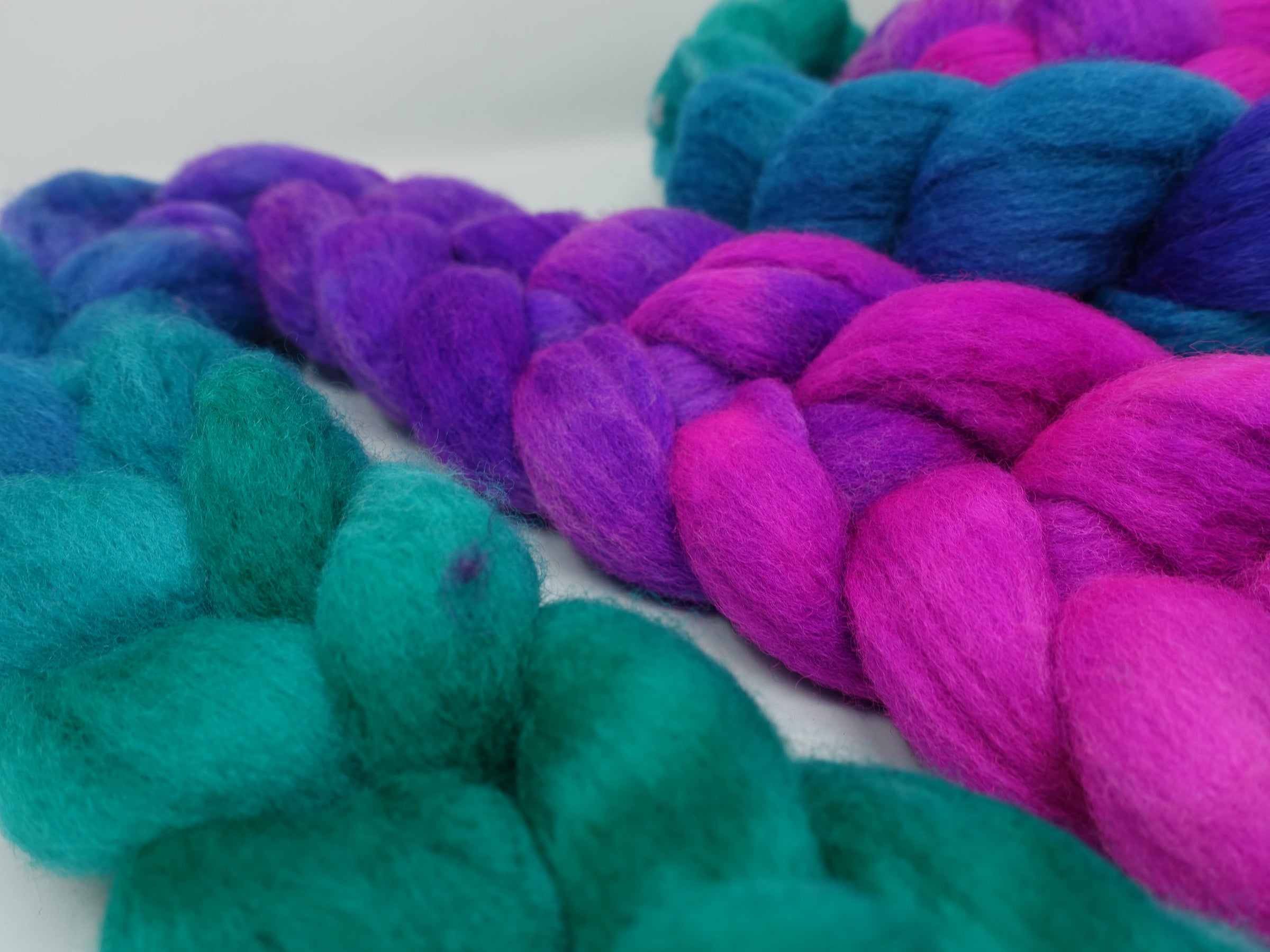 Cambrian Wool, Hand Dyed Gradient. Welsh x BFL Wool, 100g