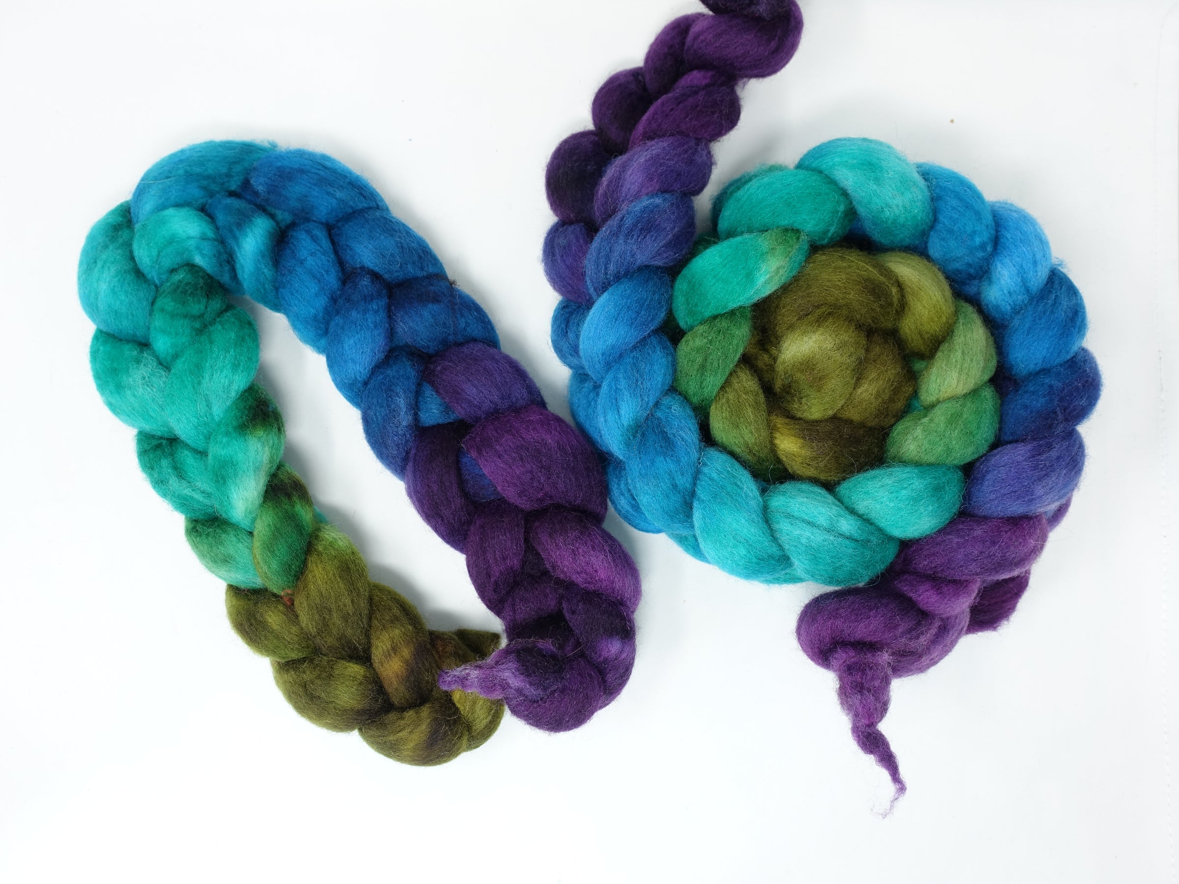Cambrian Wool, Hand Dyed Gradient. Welsh x BFL Wool, 100g