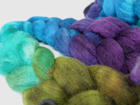 Cambrian Wool, Hand Dyed Gradient. Welsh x BFL Wool, 100g