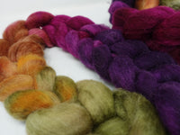 Cambrian Wool, Hand Dyed Gradient. Welsh x BFL Wool, 100g