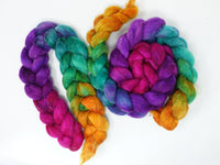 Cambrian Wool, Hand Dyed Gradient. Welsh x BFL Wool, 100g