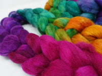 Cambrian Wool, Hand Dyed Gradient. Welsh x BFL Wool, 100g