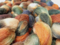 Cambrian Wool, Hand Dyed Variegated. Welsh x BFL Wool, 100g
