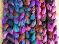 Fade Pack- Textured Blend, BFL, Manx Loaghtan, Sari Silk. 5 co-ordinating braids, Hand Dyed Wool, 500g