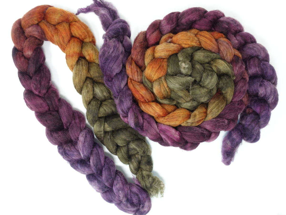 Polwarth & Yak. Hand Dyed Gradient. 100g