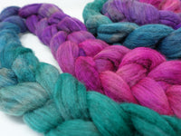 Polwarth & Yak. Hand Dyed Gradient. 100g