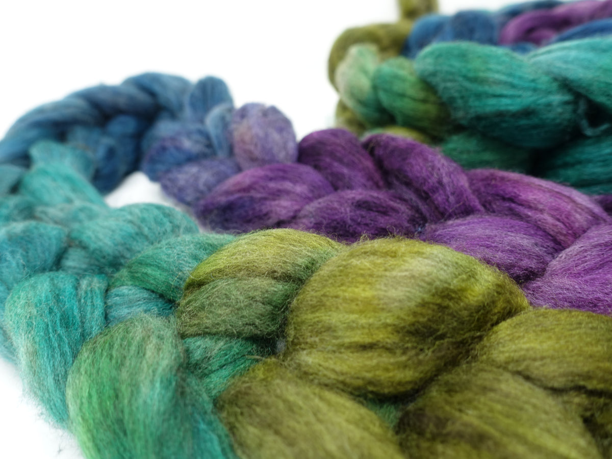 Polwarth & Yak. Hand Dyed Gradient. 100g
