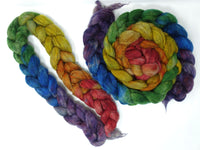 Polwarth & Yak. Hand Dyed Gradient. 100g