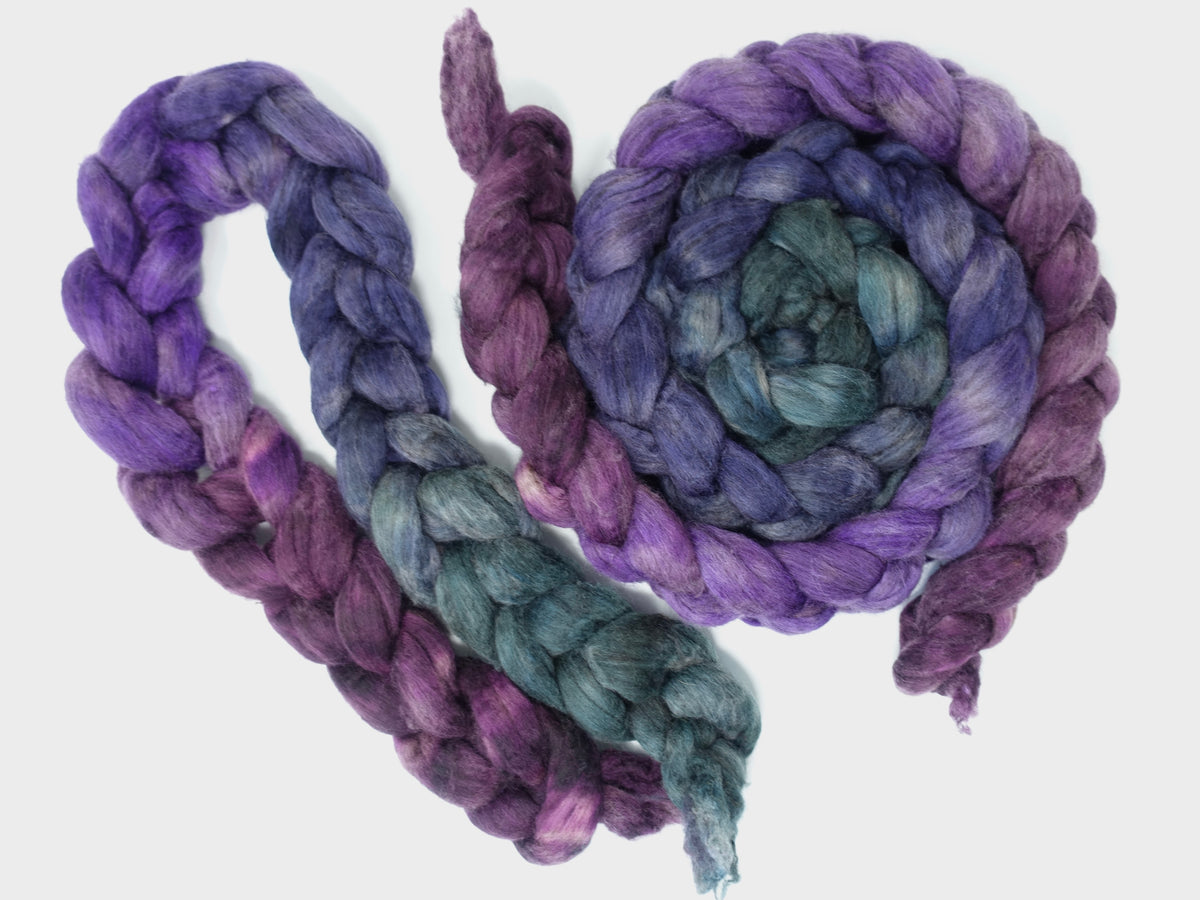 Polwarth & Yak. Hand Dyed Gradient. 100g