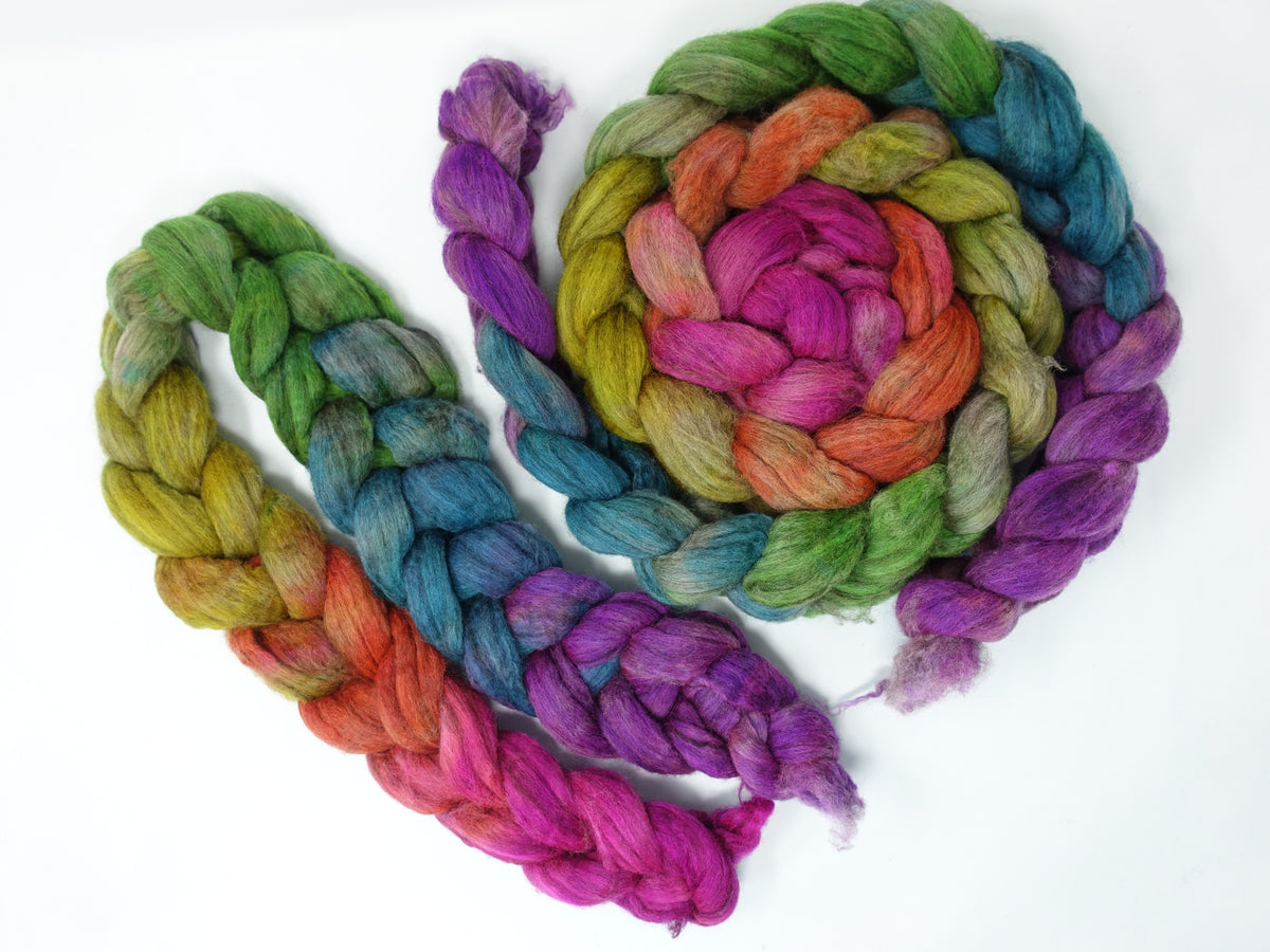Polwarth & Yak. Hand Dyed Gradient. 100g