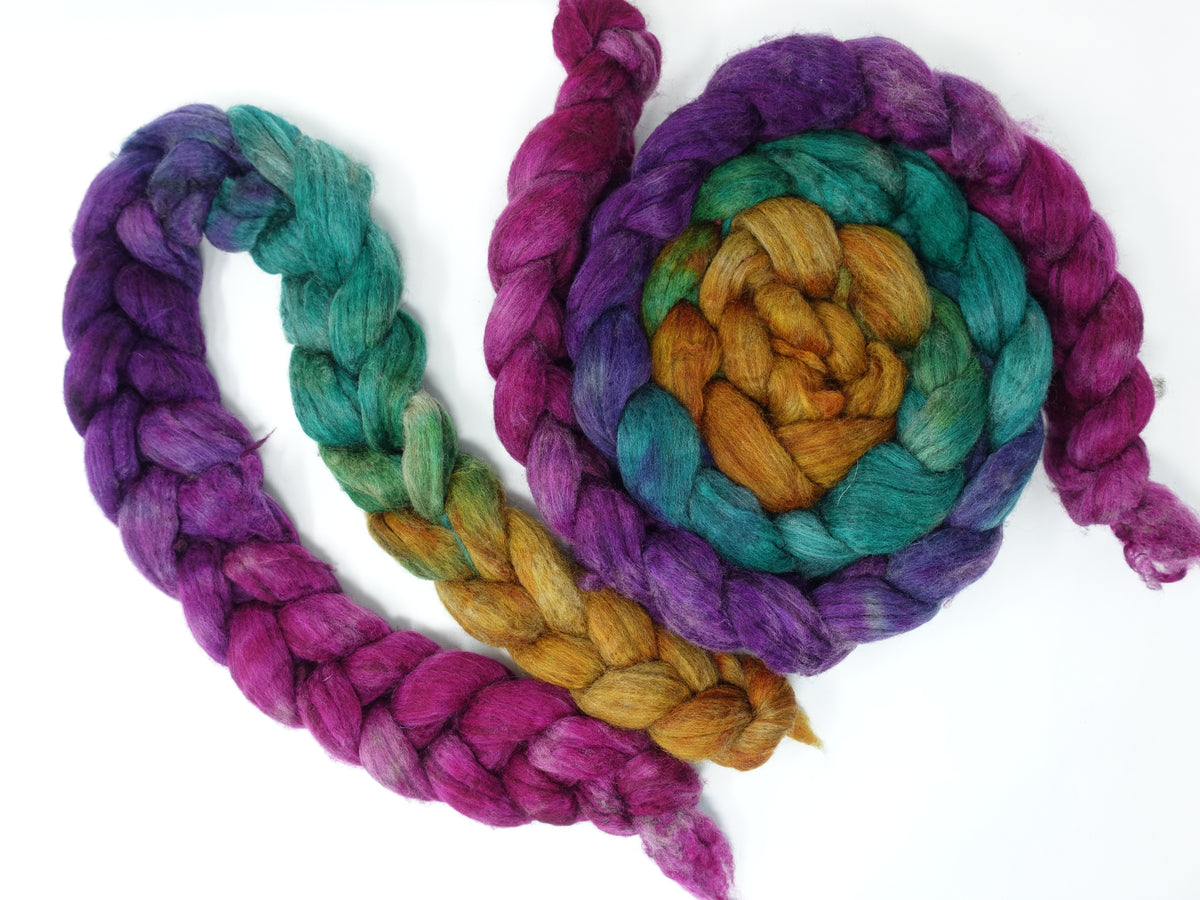 Polwarth & Yak. Hand Dyed Gradient. 100g