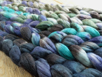 Fade Pack- Polwarth & Yak, 5 co-ordinating braids, Hand Dyed. 500g