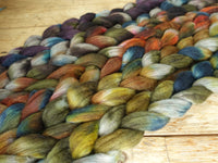 Fade Pack- Polwarth & Yak, 5 co-ordinating braids, Hand Dyed. 500g