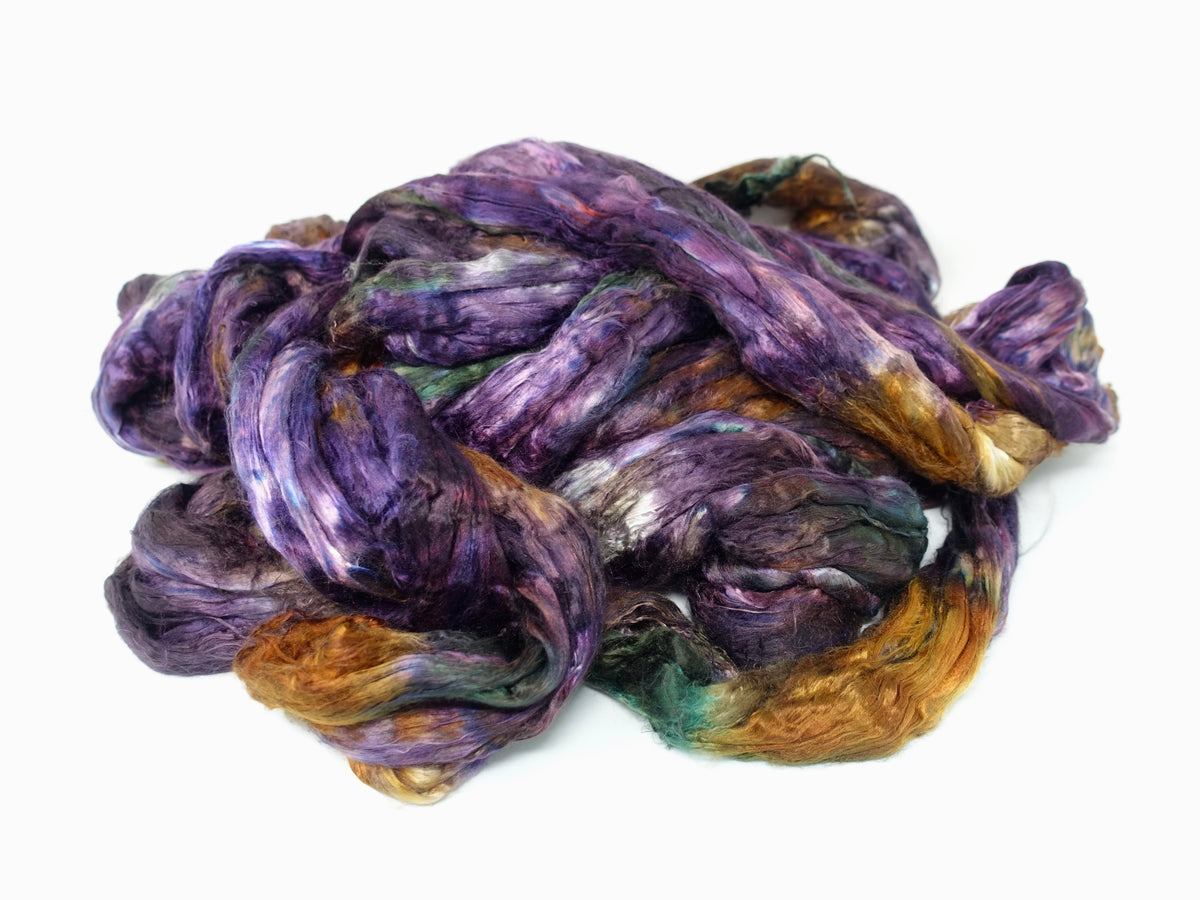 Silk Brick Variegated, Hand Dyed, 100g