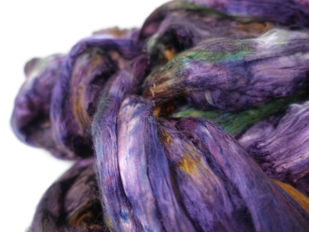 Silk Brick Variegated, Hand Dyed, 100g