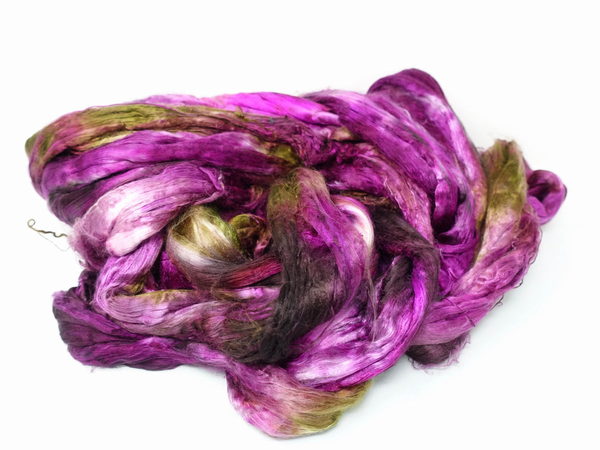 Silk Brick Variegated, Hand Dyed, 100g