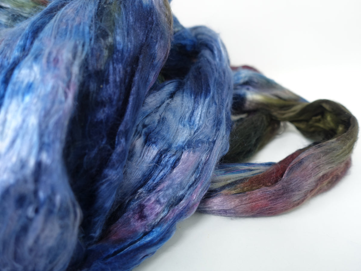 Silk Brick Variegated, Hand Dyed, 100g