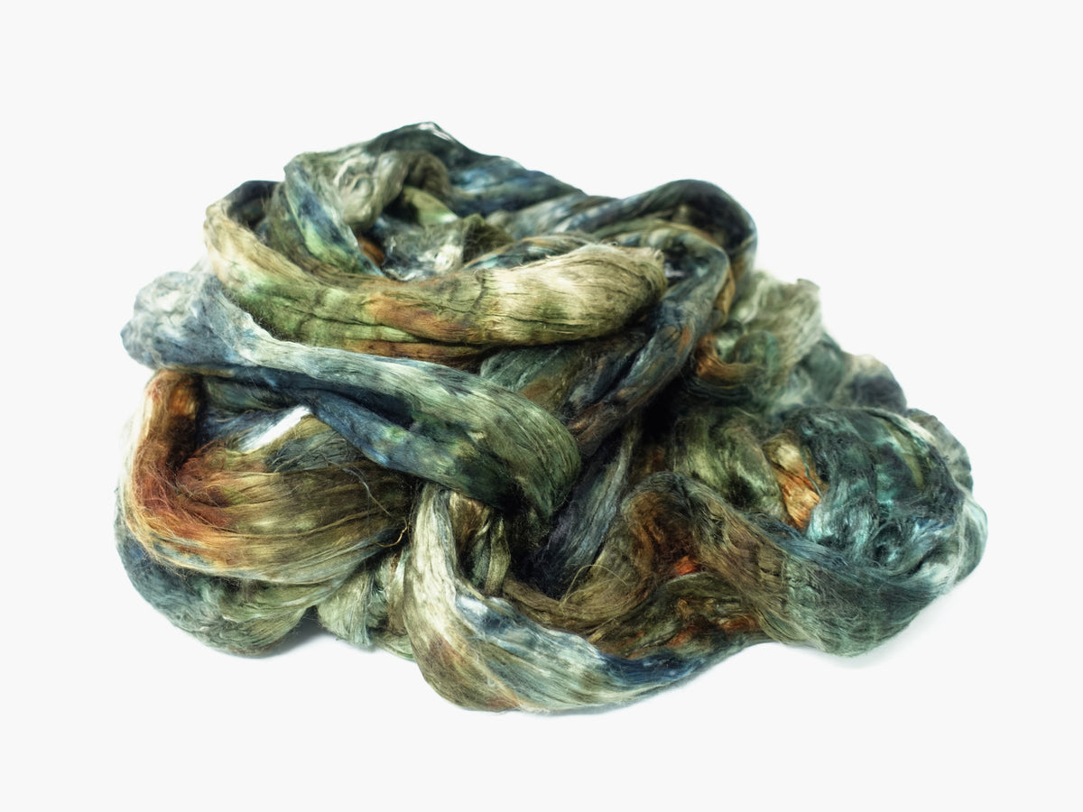 Silk Brick Variegated, Hand Dyed, 100g