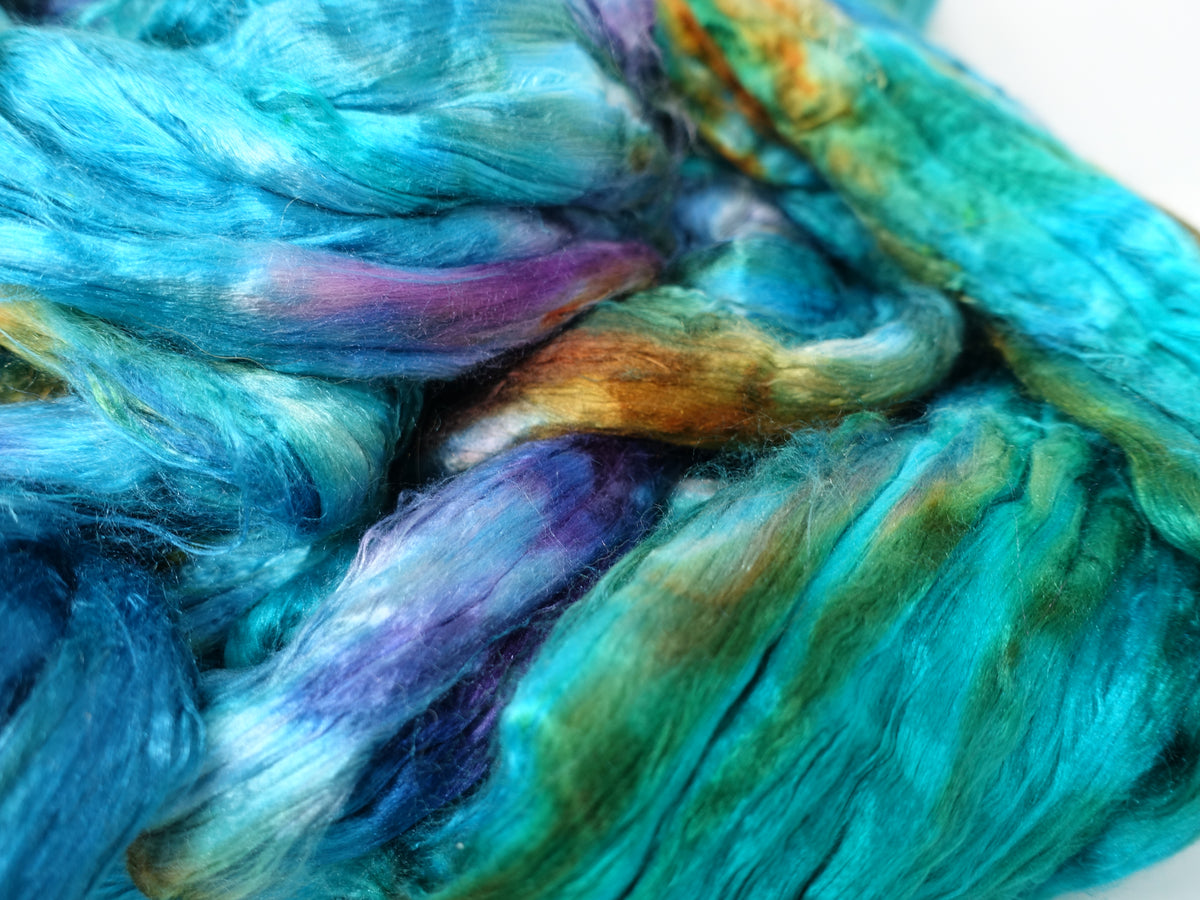 Silk Brick Variegated, Hand Dyed, 100g
