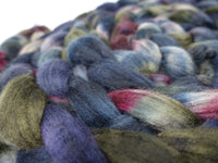 Polwarth & Yak. Hand Dyed Variegated. 100g