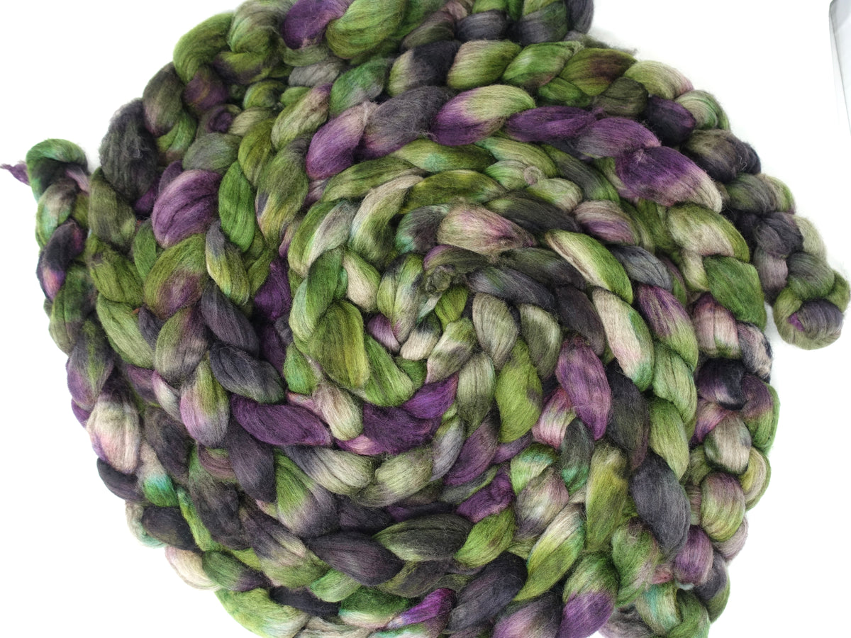 Polwarth & Yak. Hand Dyed Variegated. 100g