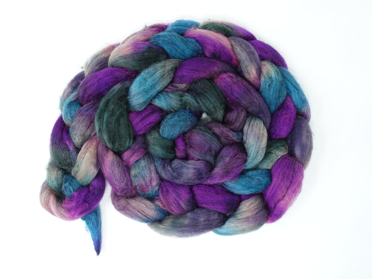 Polwarth & Yak. Hand Dyed Variegated. 100g