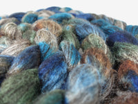 Zwartbles & Silk. Hand Dyed Variegated.  100g