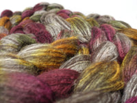 Zwartbles & Silk. Hand Dyed Variegated. 100g