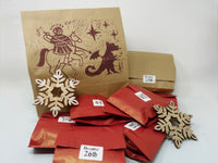 12 Days of Christmas at the Court of Charlemagne -Daily seasonal parcels of fibre