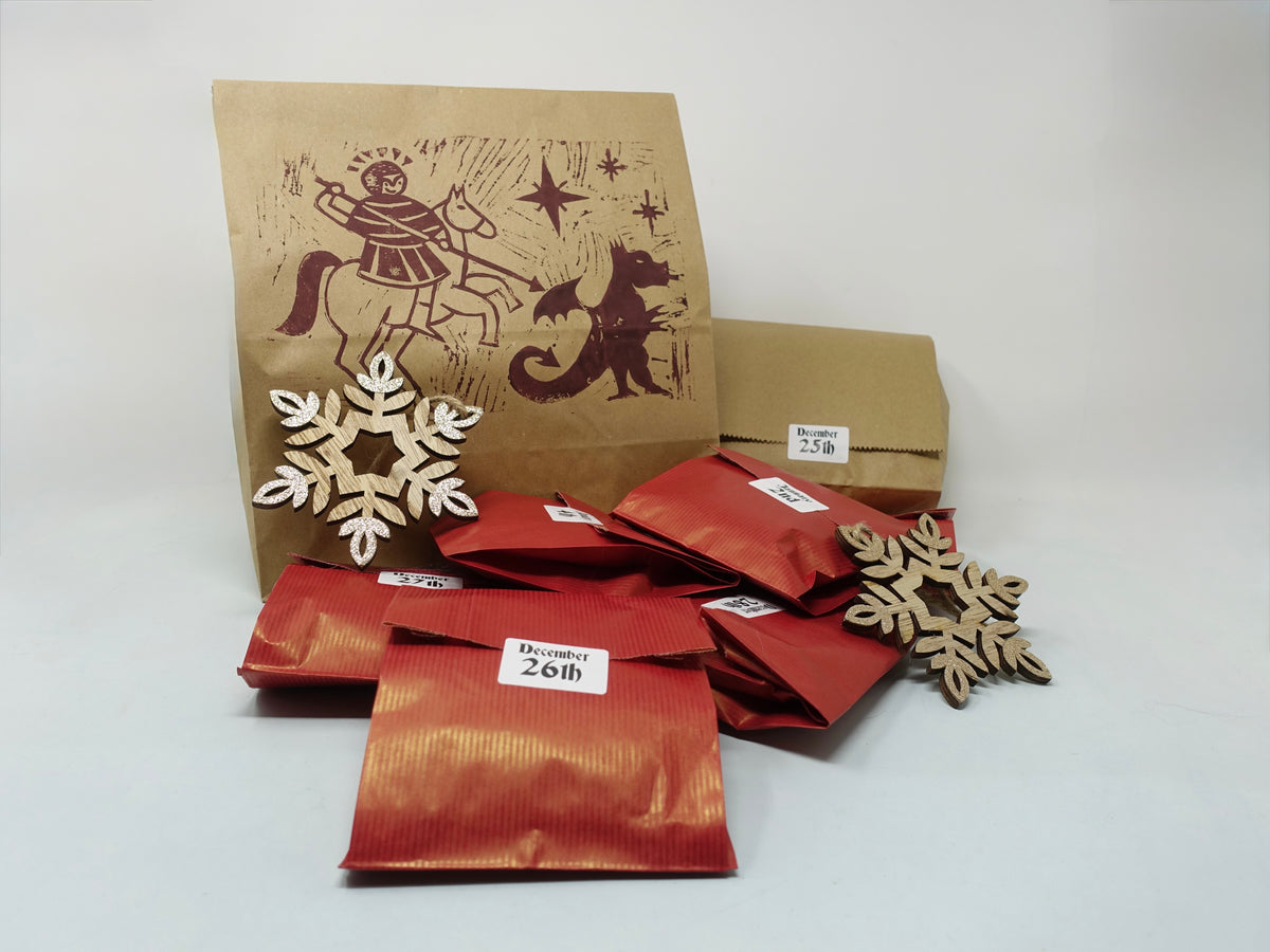 12 Days of Christmas at the Court of Charlemagne -Daily seasonal parcels of fibre