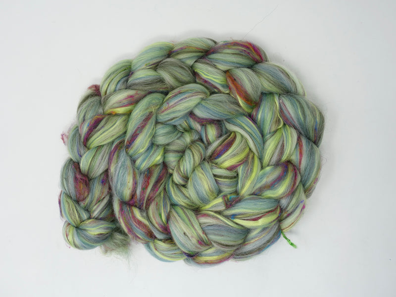 Mixed Pigments- Merino, Sari Silk, Mulberry Silk & Llama. 100g