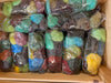Bits of Biffle, Hand Dyed BFL Combed Top, 100g, Assorted Colour goodie bag