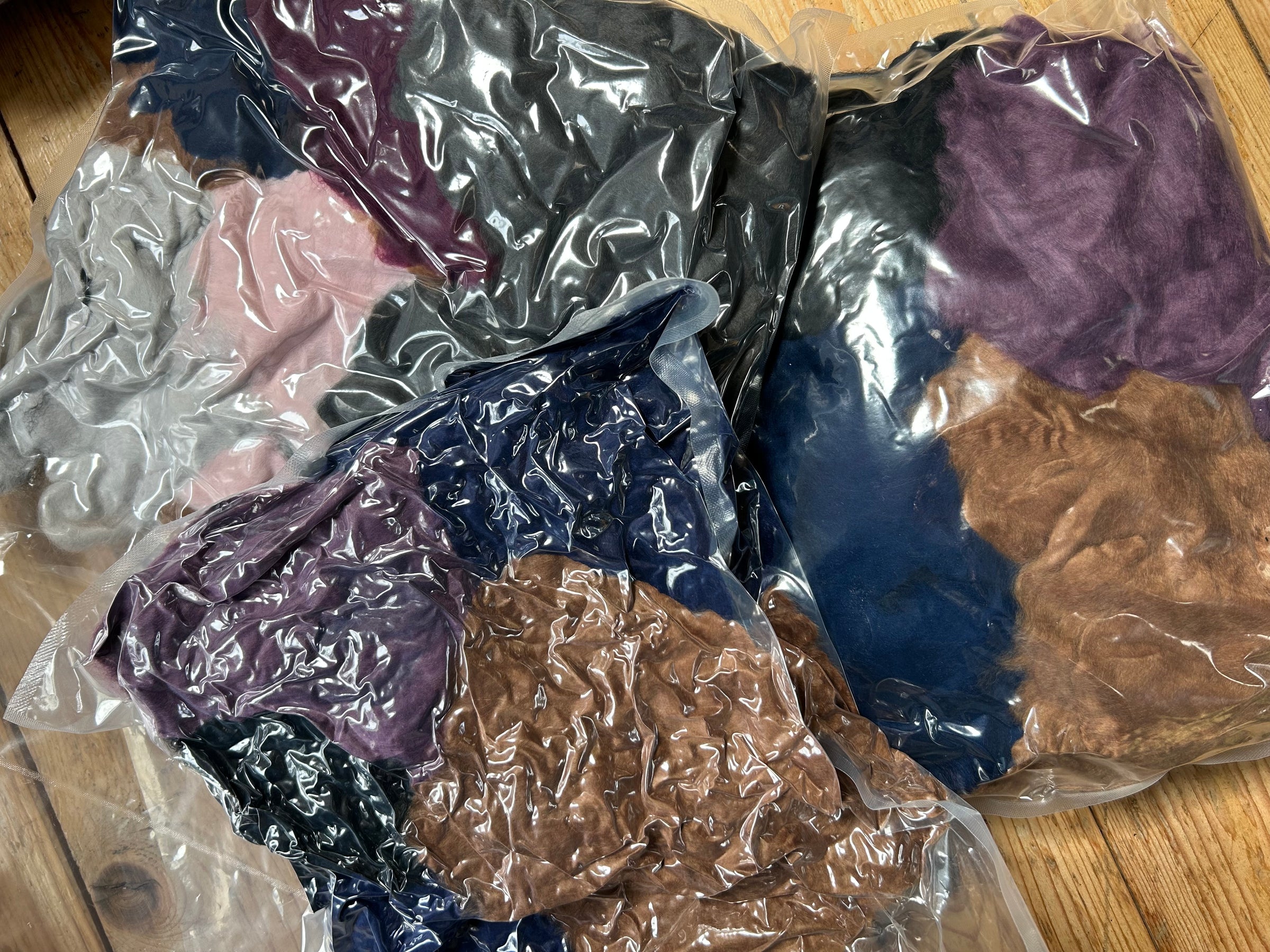 Cashmere Mixed Bag- 500g. Assorted colours